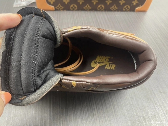 x OW Air Jordan 1 AJ1 Off-Louis LOW 0820